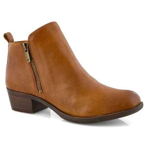 Lucky Brand 🍀 Leather Ankle Booties 7.5